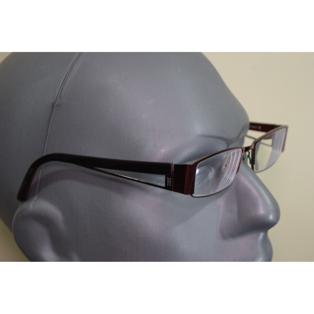 Helium Paris 4135 Dark Red Eyeglasses 53 17 135 Italy Made Full Rim Rectangular